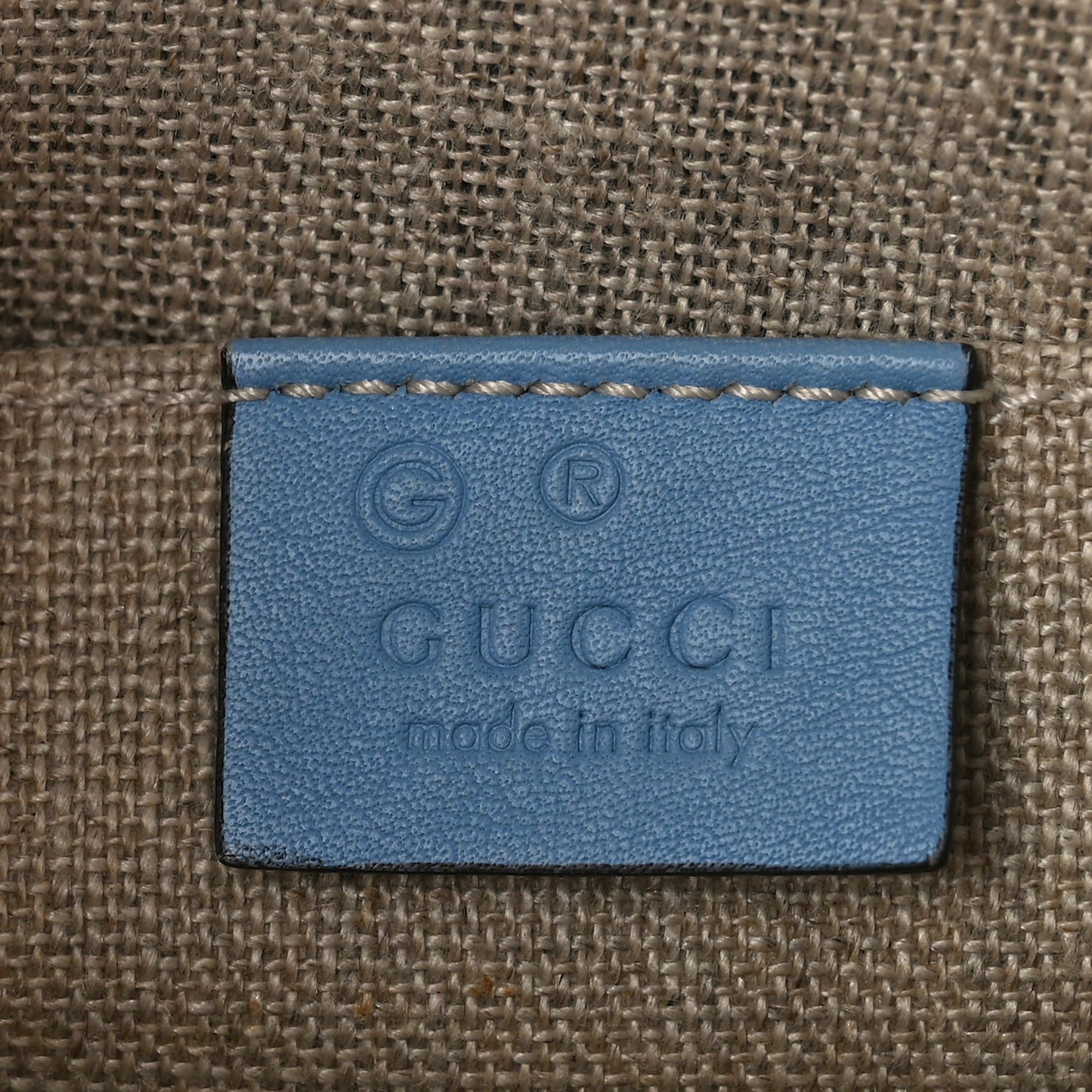 Microguccissima Mini Dome Bag Mineral Blue