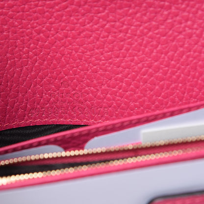 Gucci Dollar Calfskin Mini GG Marmont Chain Wallet Box Pink 6 of 10
