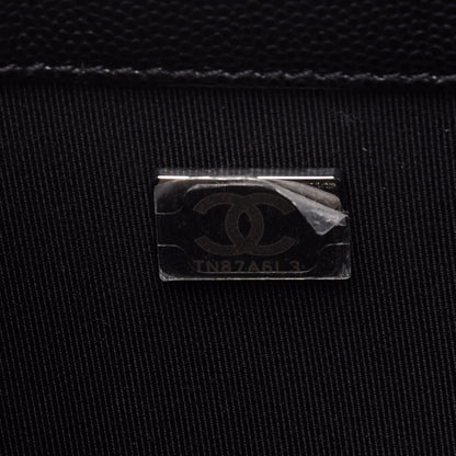 Chanel Caviar Quilted Medium Boy Flap Black 7 of 11