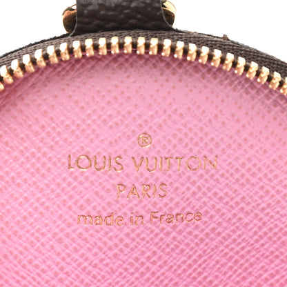 Louis Vuitton Monogram 2021 Christmas Animation Japanese Garden Round Coin Purse Wisteria Pink 6 of 6