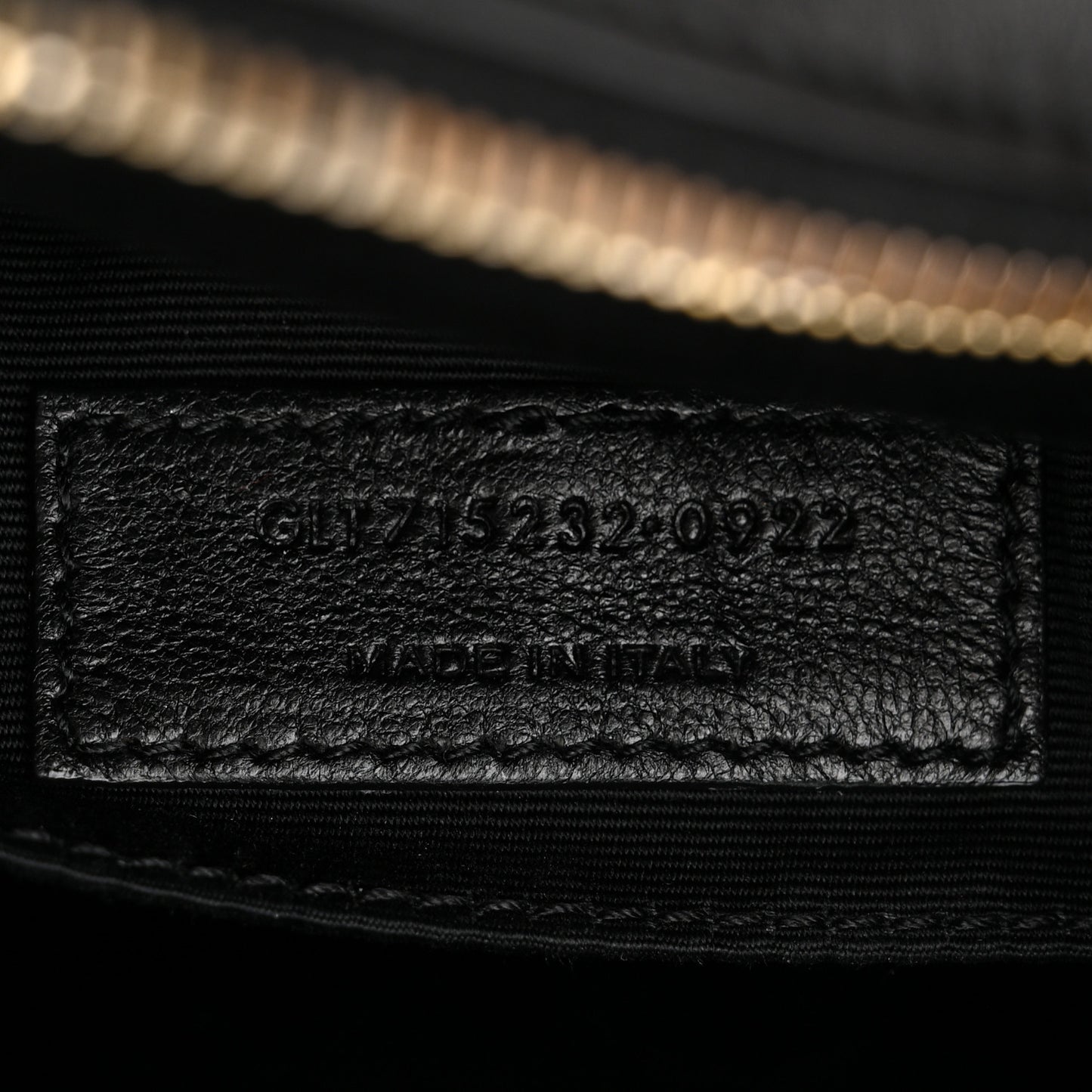 Calfskin Matelasse Monogram Lou Camera Bag Black