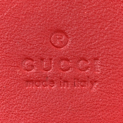 Gucci GG Supreme Monogram Blooms Card Case Wallet Beige Blue Navy Hibiscus Red 7 of 13