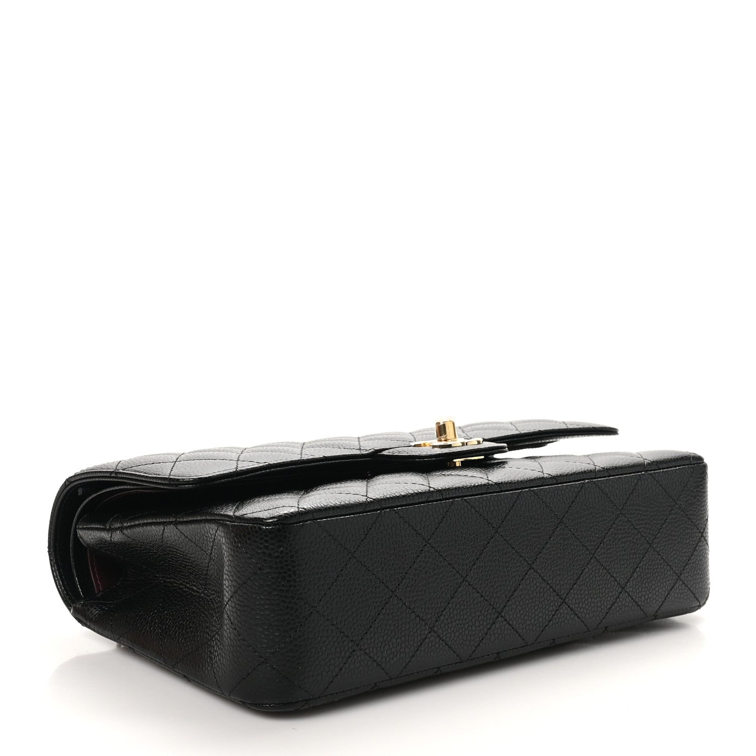 Chanel Caviar Quilted Medium Double Flap Black 4 of 11