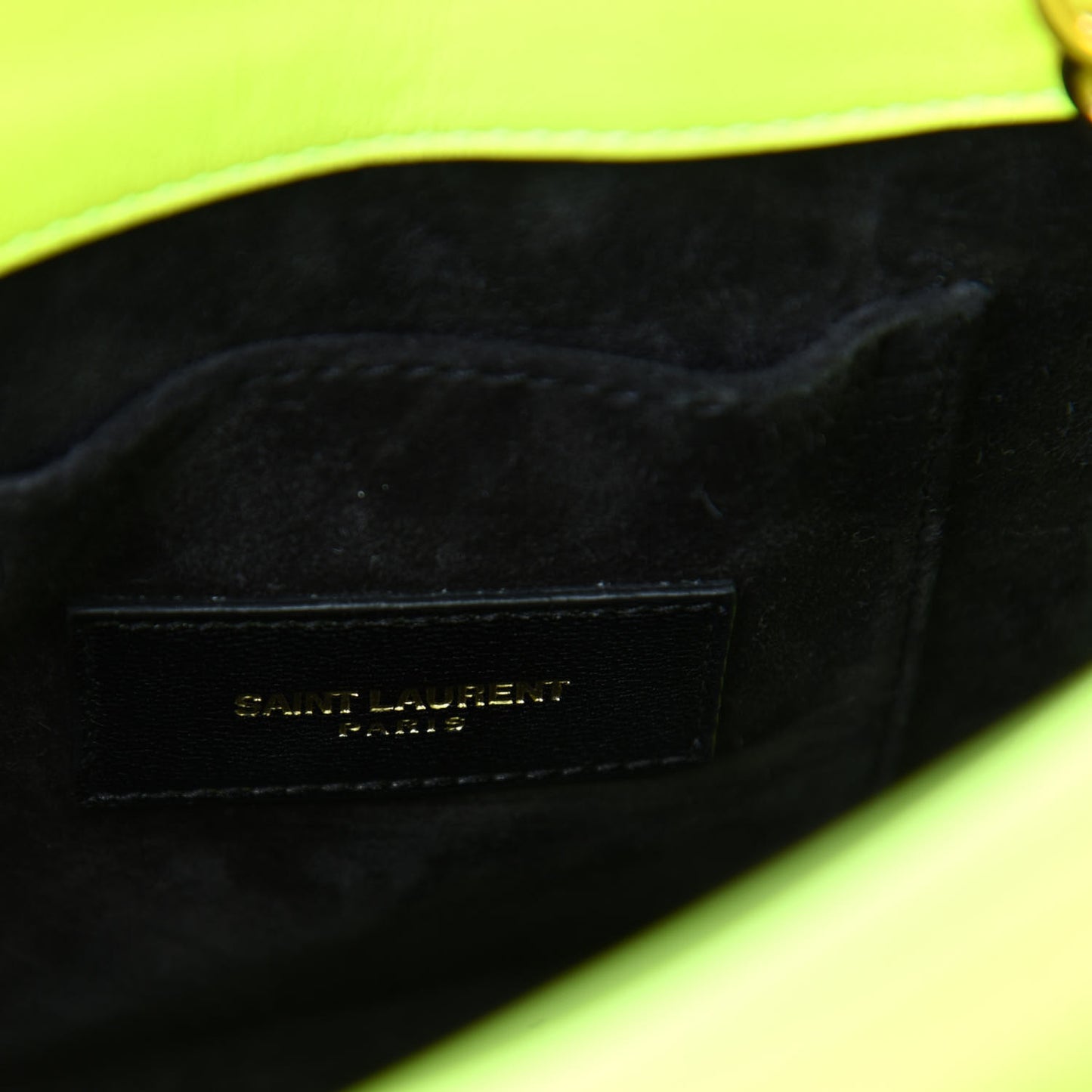 Calfskin Nano Sac De Jour Neon Yellow