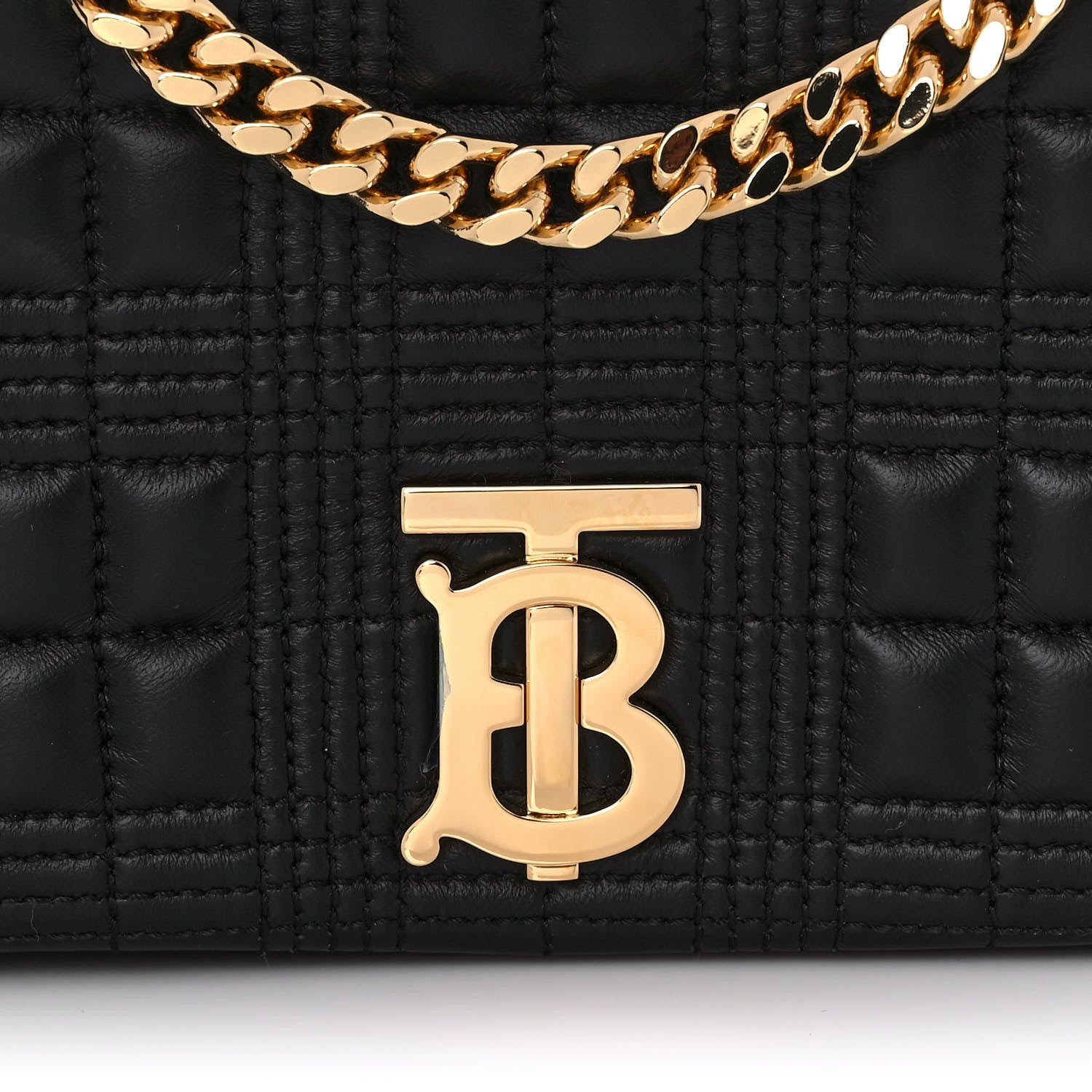 Burberry Lambskin Quilted Small Lola Bag Black 10 of 10