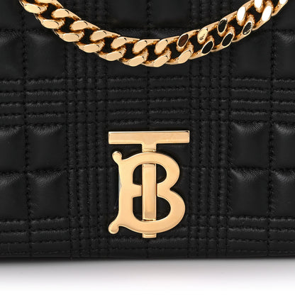 Burberry Lambskin Quilted Small Lola Bag Black 10 of 10