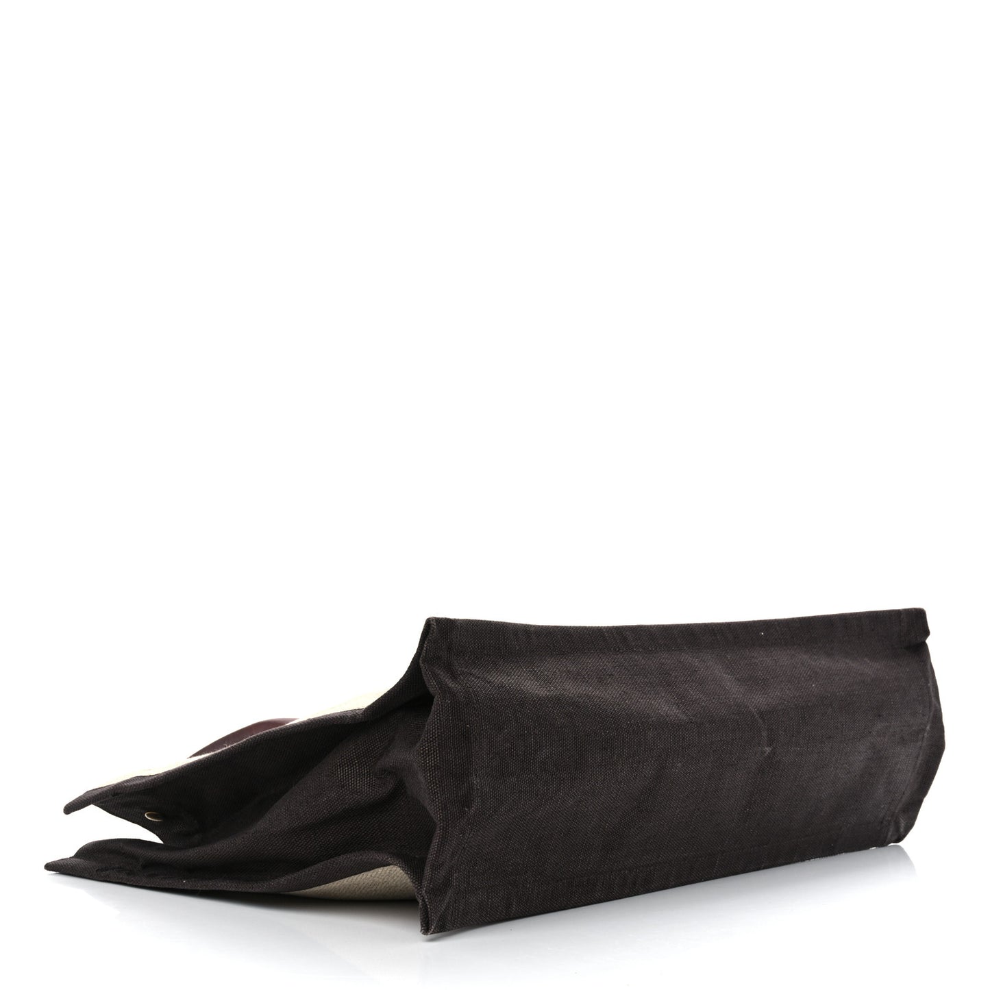 Linen Calfskin Rive Gauche Tote Natural