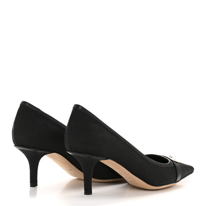 Christian Dior Oblique Canvas Street Chic Pumps 37 Black 5 of 11
