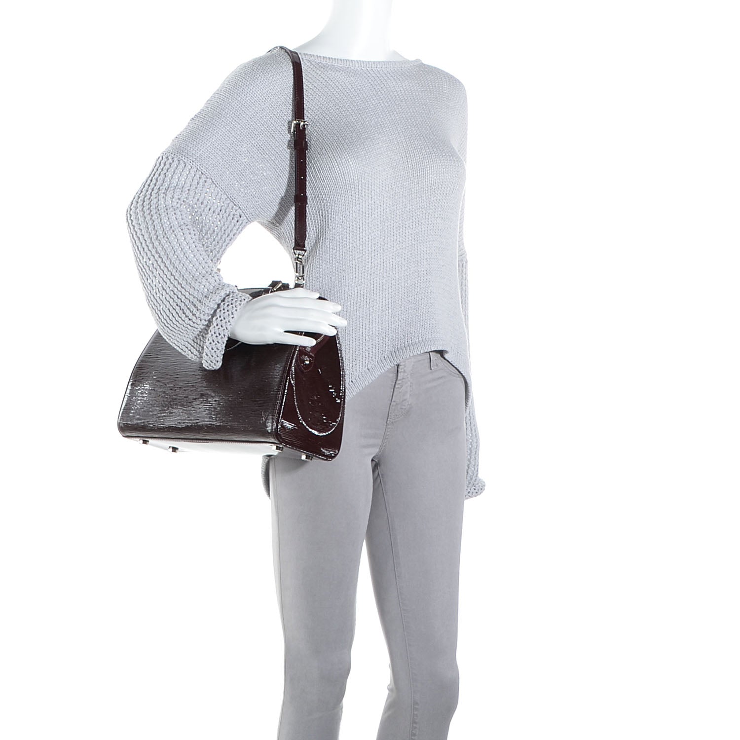 Louis Vuitton Electric Epi Brea MM Prune 2 of 7