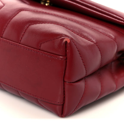 Saint Laurent Calfskin Y Quilted Monogram Toy Loulou Crossbody Bag Rouge 11 of 11