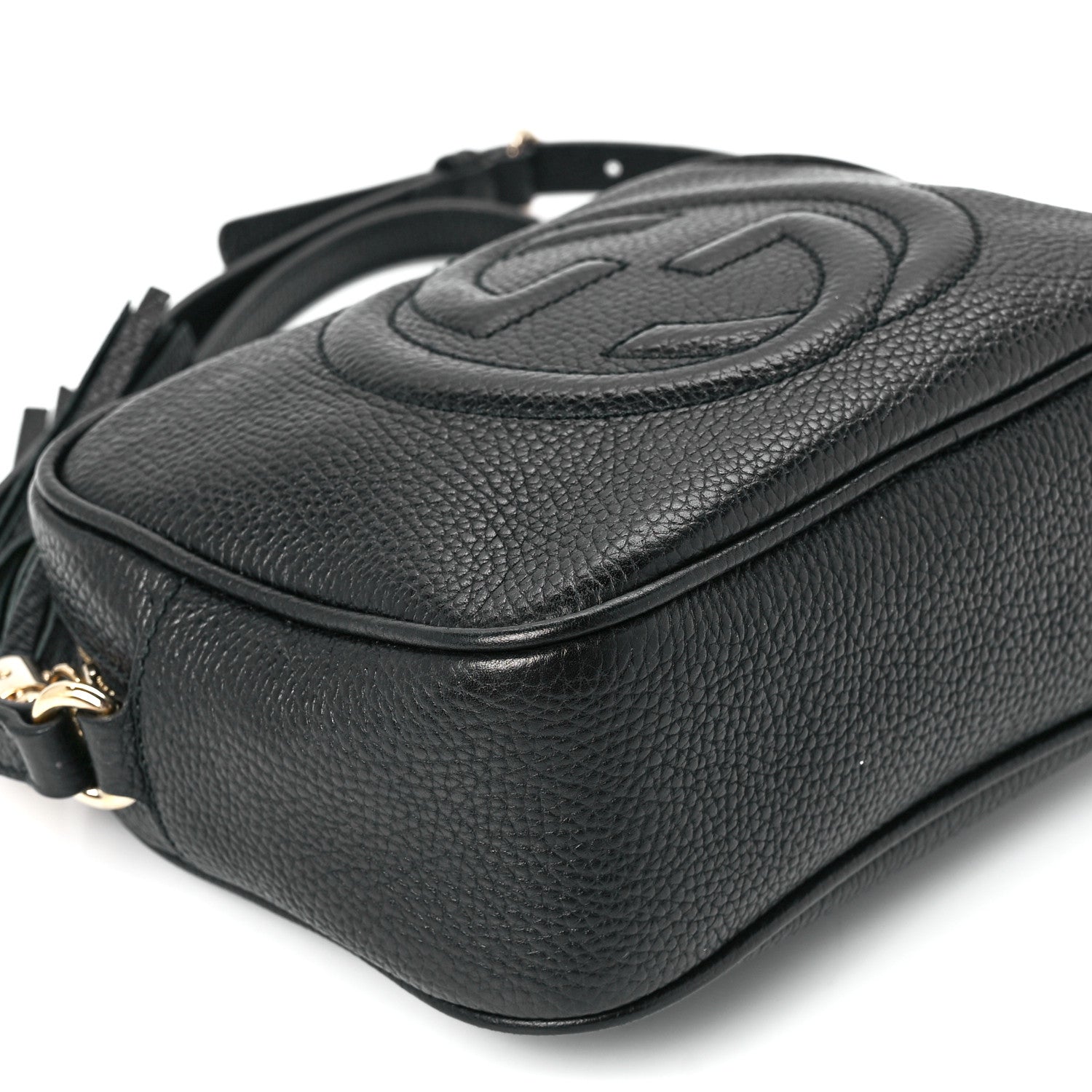Gucci Pebbled Calfskin Small Soho Disco Bag Black 11 of 12