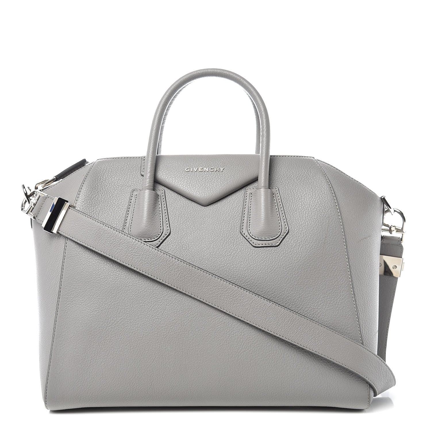 Givenchy Sugar Goatskin Medium Antigona Pearl Grey 1 of 14