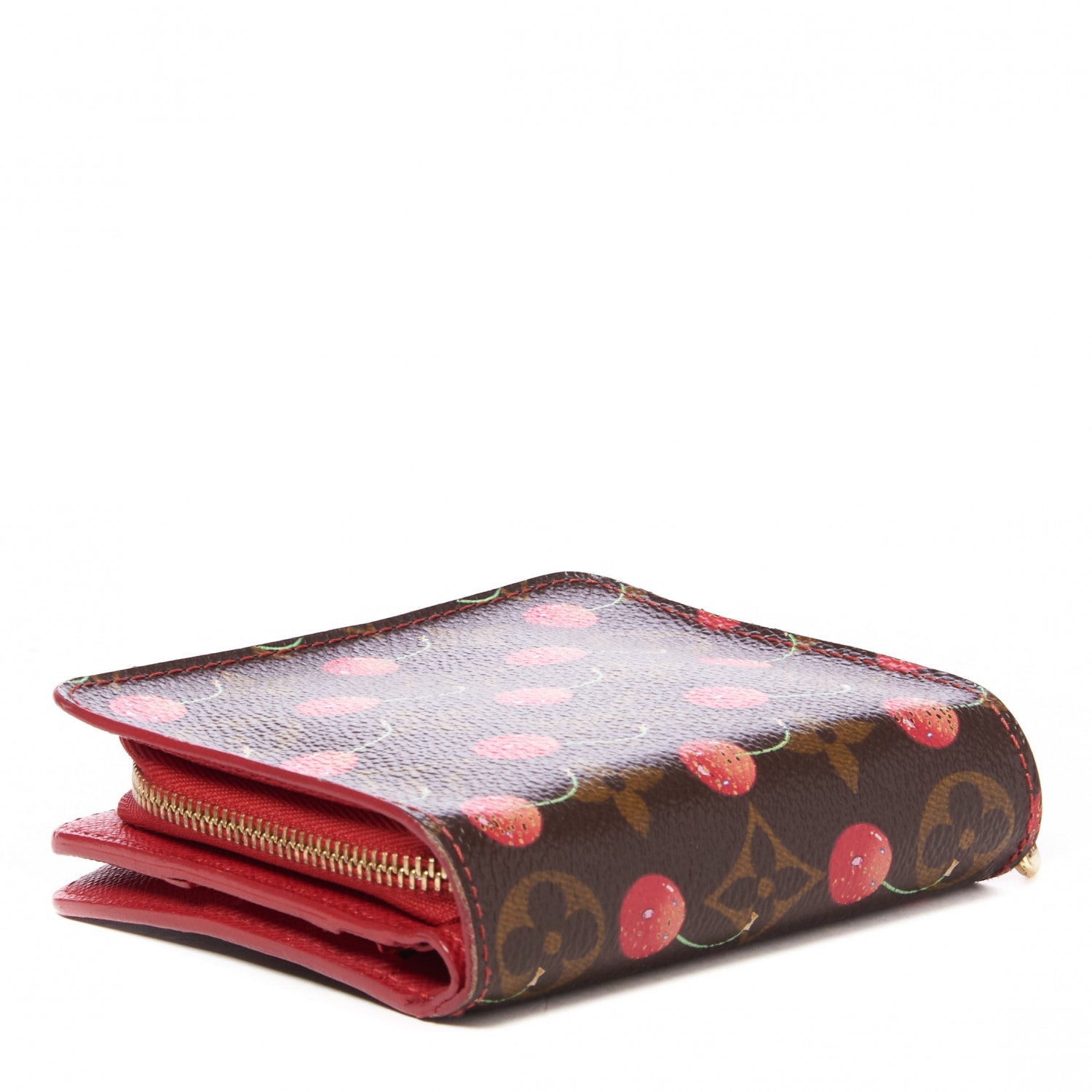 Louis Vuitton Monogram Cerises Compact Zippe Wallet 3 of 8