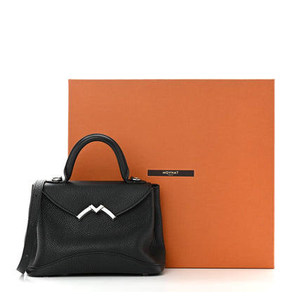 Moynat Taurillon Blush Calfskin Gabby BB Black 10 of 10