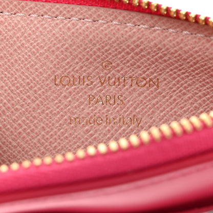 Louis Vuitton Monogram Blooming Flowers Zipped Card Holder Hot Pink Rose Ballerine 6 of 8