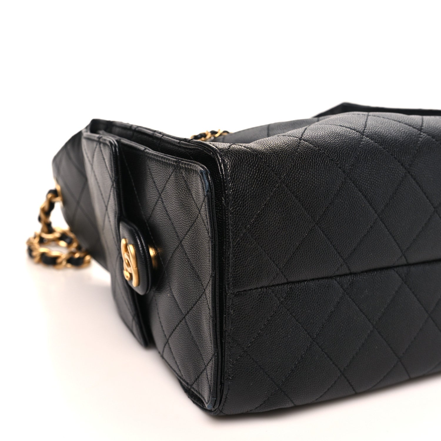 Chanel Caviar Quilted Small Chanel 25 Handbag Black 9 of 12