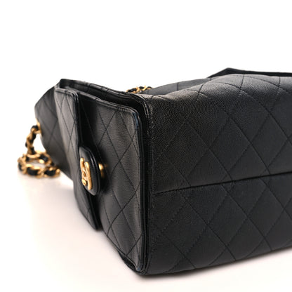 Chanel Caviar Quilted Small Chanel 25 Handbag Black 9 of 12