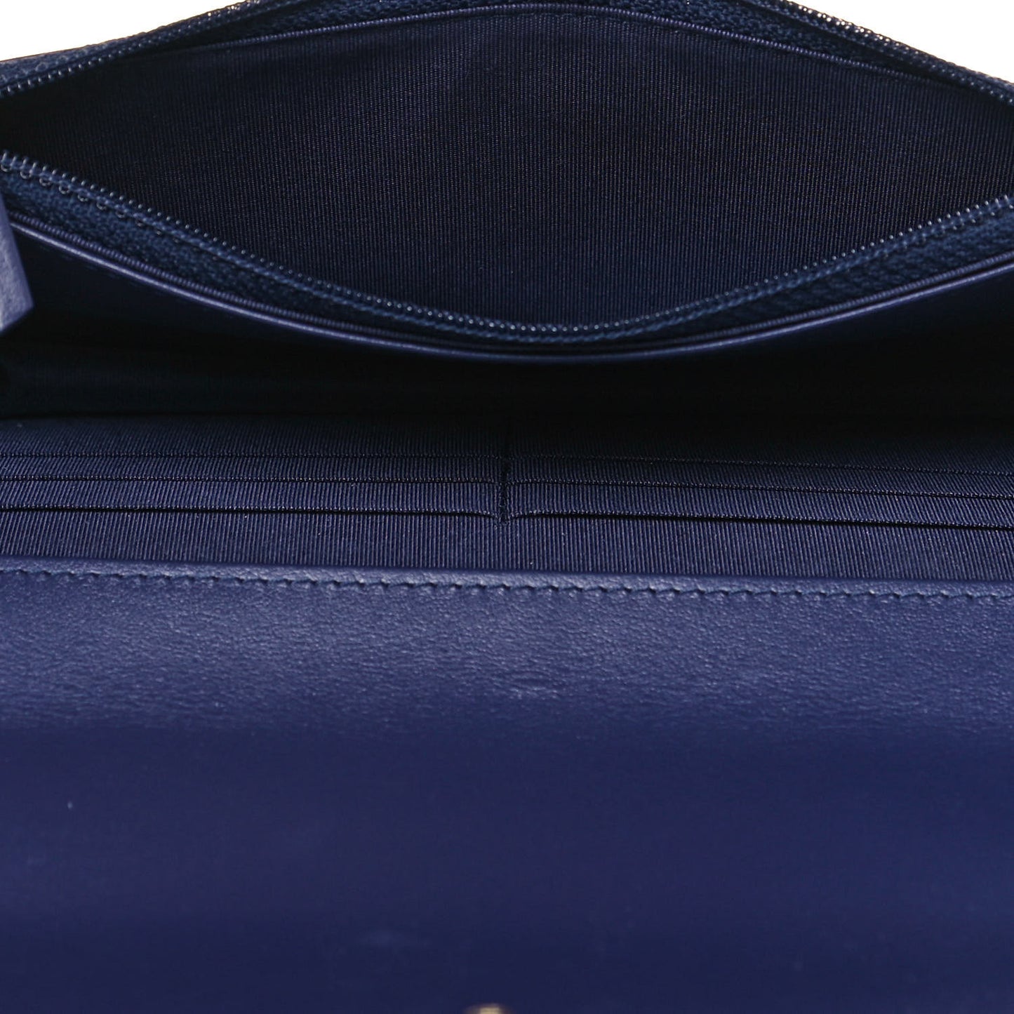 Denim Quilted Chanel 19 Wallet On Chain WOC Blue