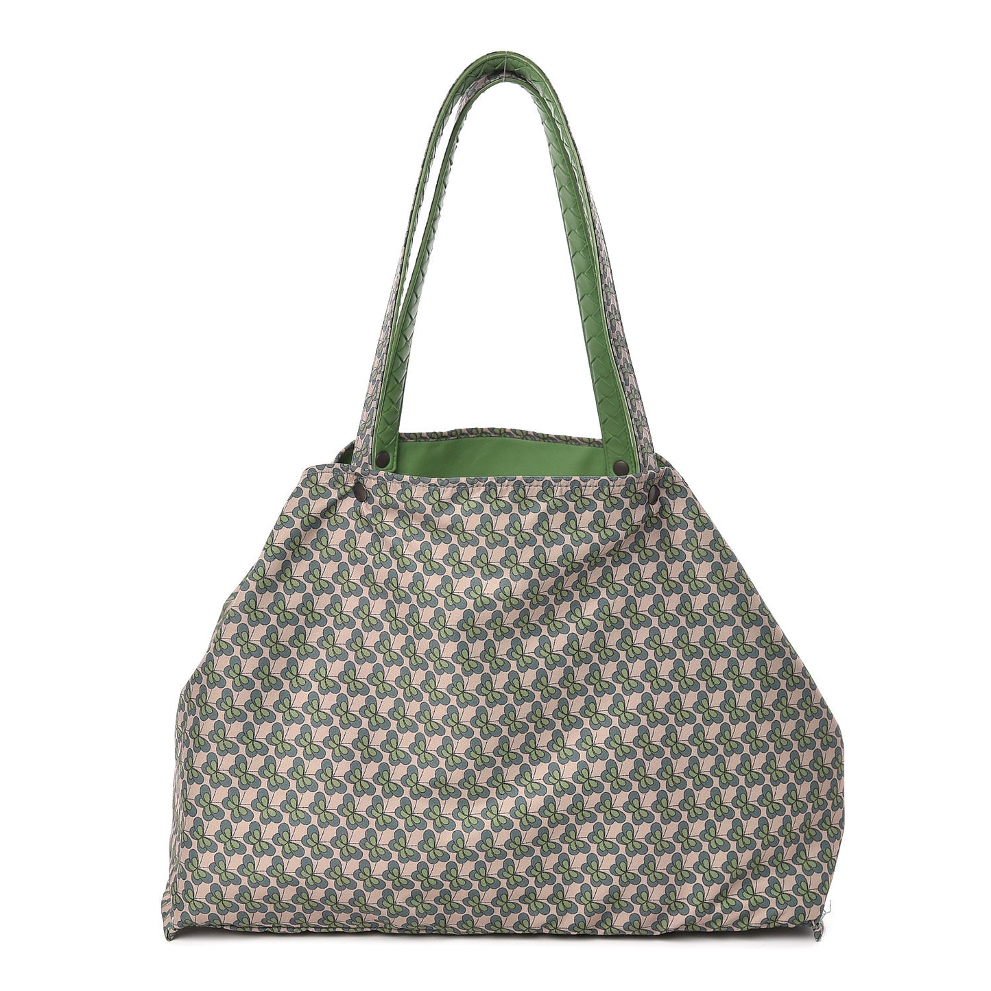 Nappa Printed Nylon Medium Reversible Tote