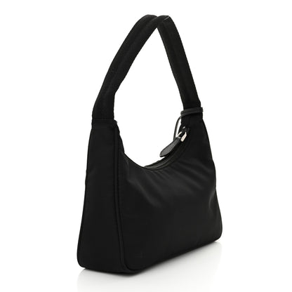 Prada Tessuto Nylon Mini Re-Edition 2000 Bag Black 3 of 13