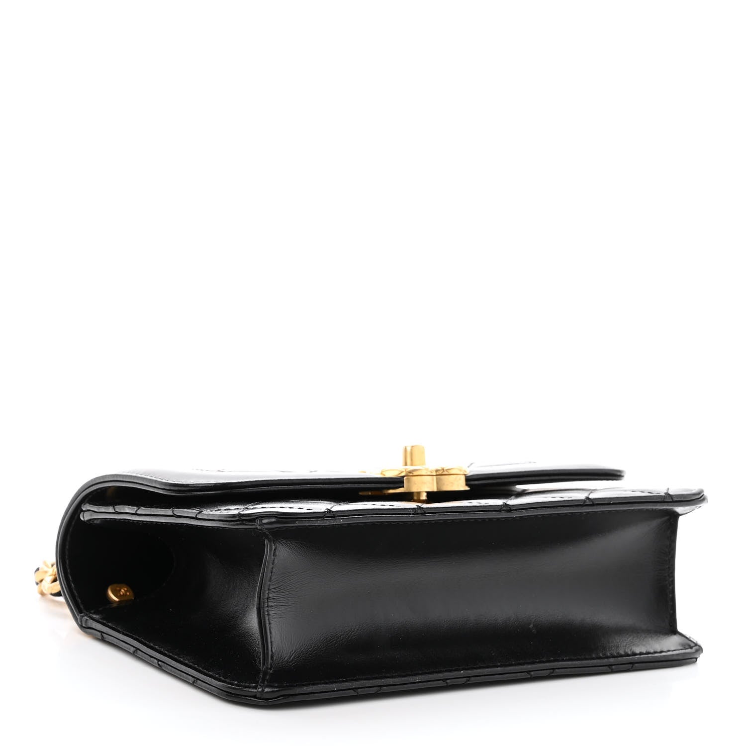 Chanel Calfskin Quilted Mini Coco Ring Flap Black 4 of 11