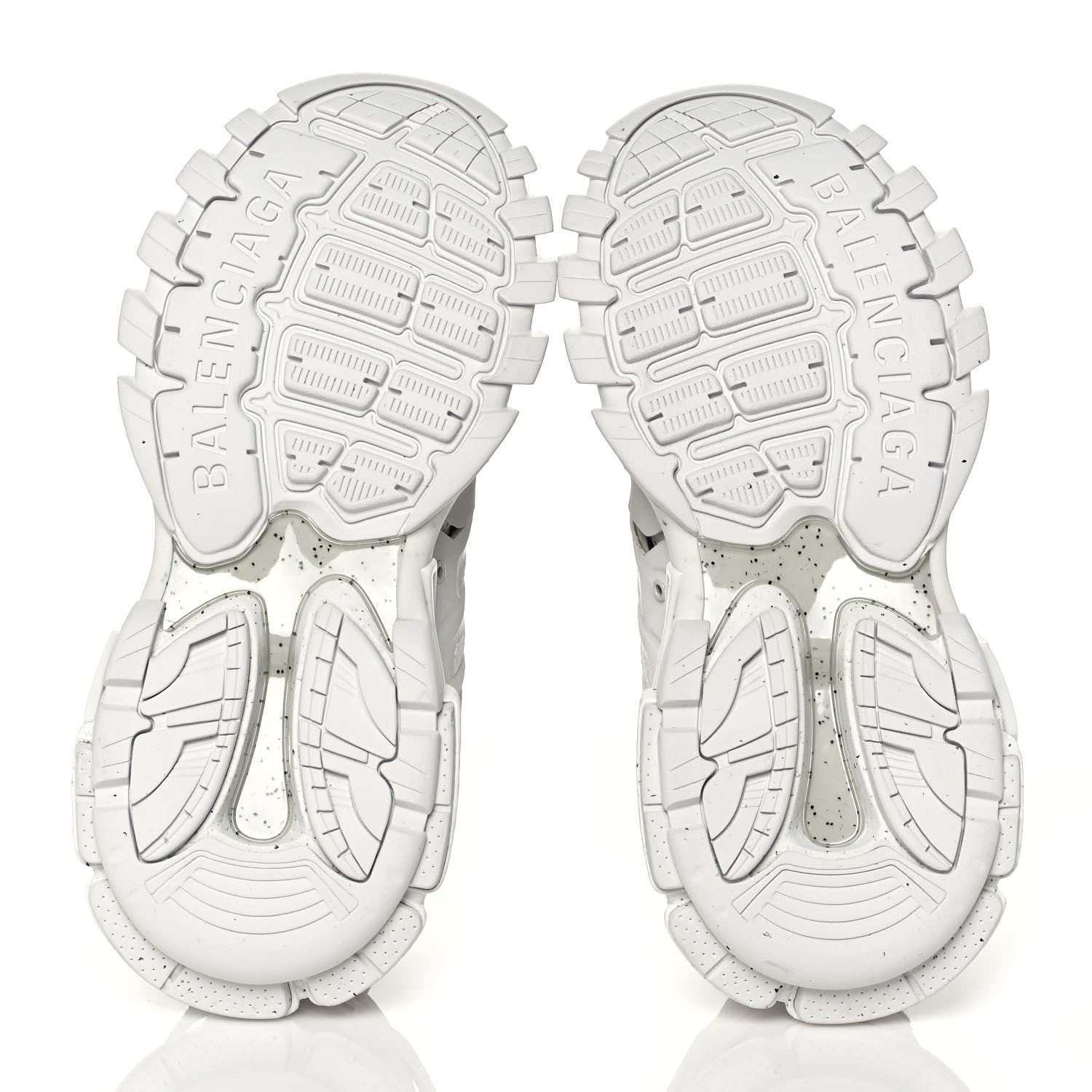 Balenciaga Rubber Mesh Fabric Monocolor Recycled Sole Womens Track Sneakers 38 White 6 of 9