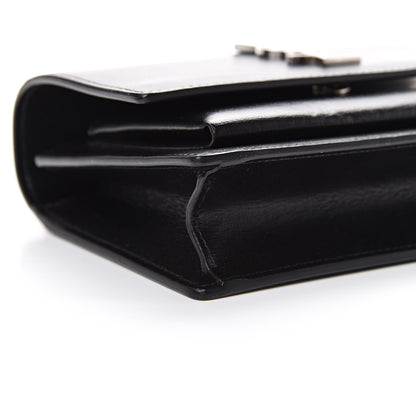 Saint Laurent Calfskin Monogram Sunset Chain Wallet Black 8 of 10