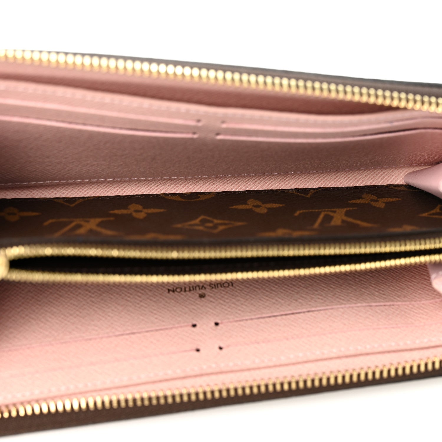 Louis Vuitton Monogram Clemence Wallet Rose Ballerine 5 of 9