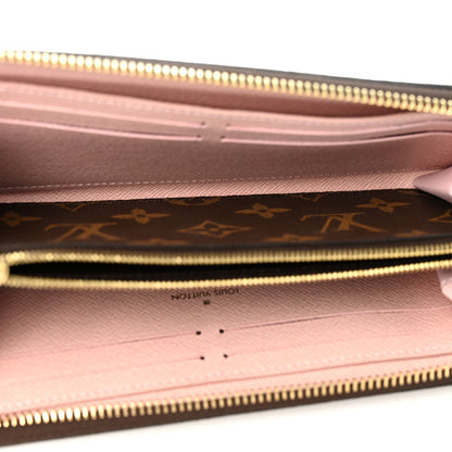 Louis Vuitton Monogram Clemence Wallet Rose Ballerine 5 of 9