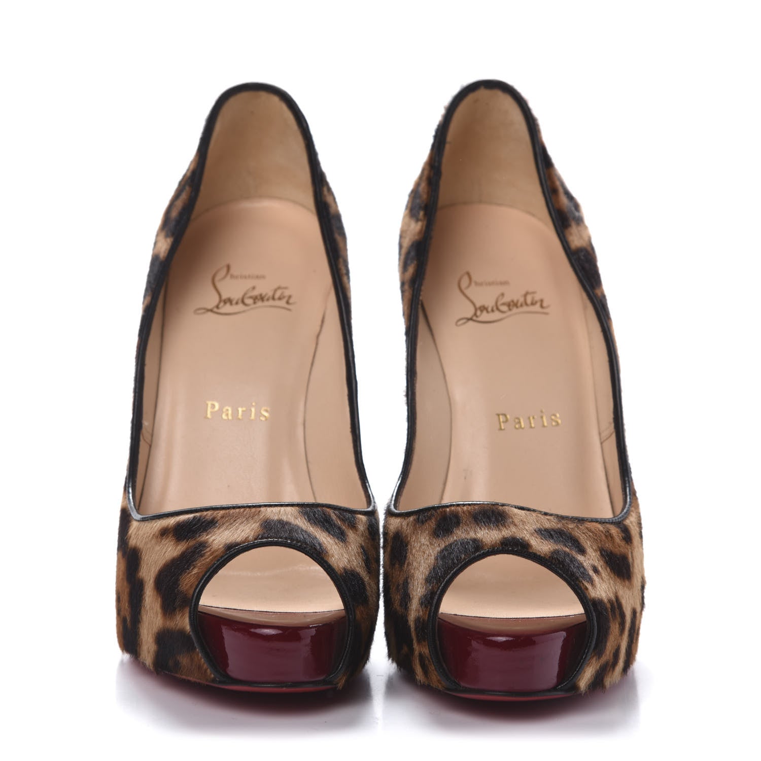 Christian Louboutin Calf Hair Leopard Very Prive 120 Pumps 36 2 of 7