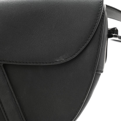 Christian Dior Ultra Matte Calfskin Saddle Bag Black 11 of 13