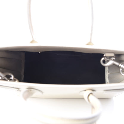 Saint Laurent Grained Calfskin Baby Sac De Jour White 5 of 13