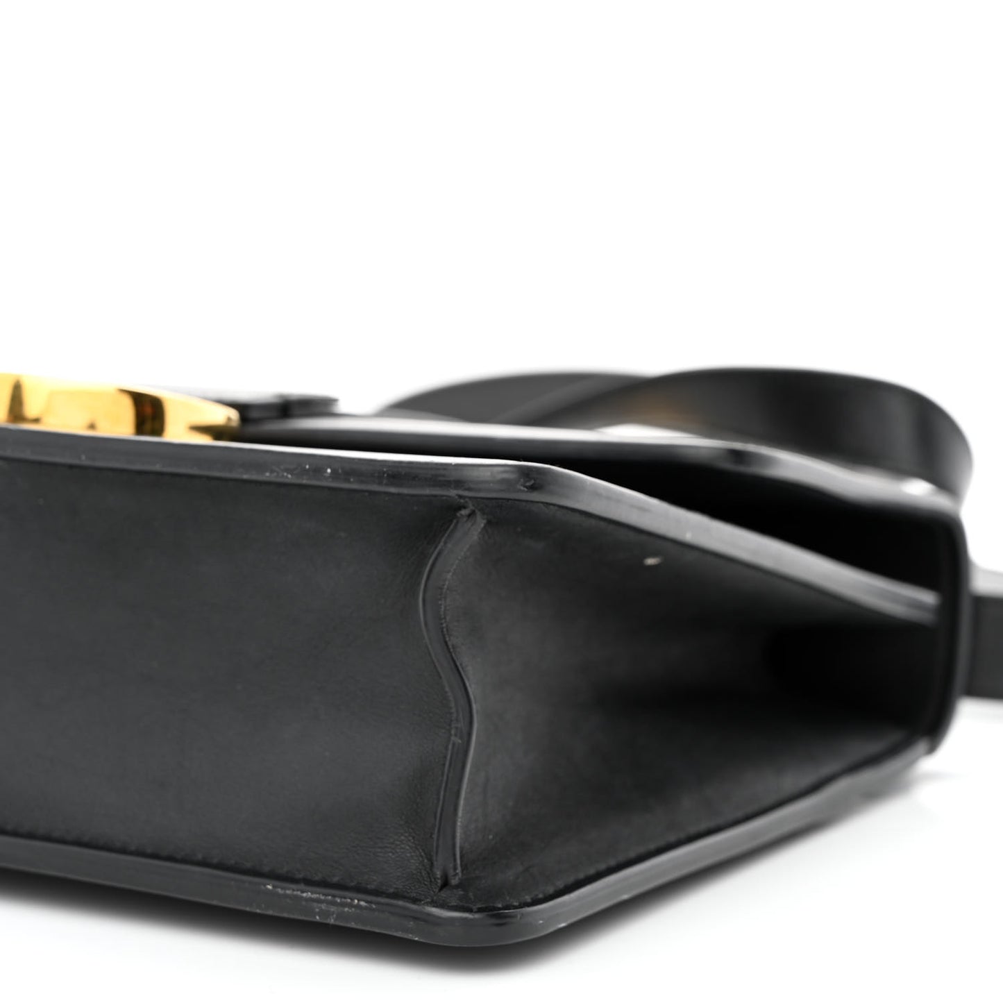 Smooth Calfskin 30 Montaigne Flap Bag Black