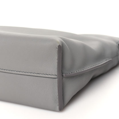 Loewe Calfskin Mini Flamenco Knot Clutch Clutch Pearl Grey 10 of 10