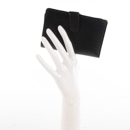 Louis Vuitton Epi French Purse Wallet Black 2 of 7