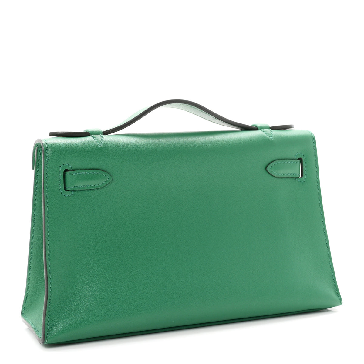 Hermes Swift Kelly Pochette Clutch Vert Vertigo 3 of 11