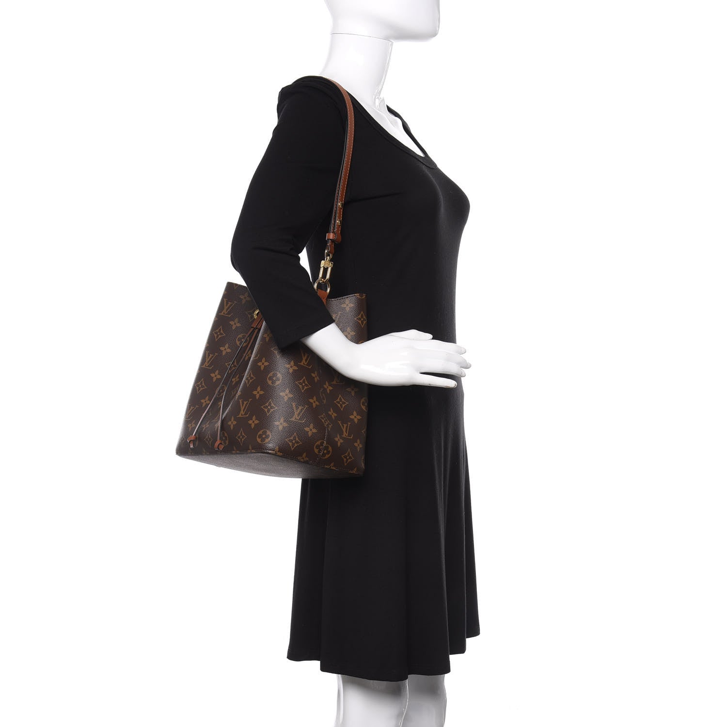Louis Vuitton Monogram Neonoe MM Caramel 2 of 8