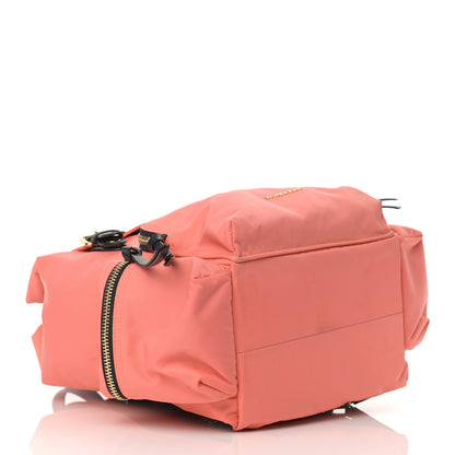 Burberry Nylon Medium Rucksack Backpack Bright Coral Pink 3 of 13