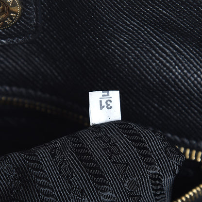 Prada Saffiano Cuir Open Promenade Tote Black 7 of 8