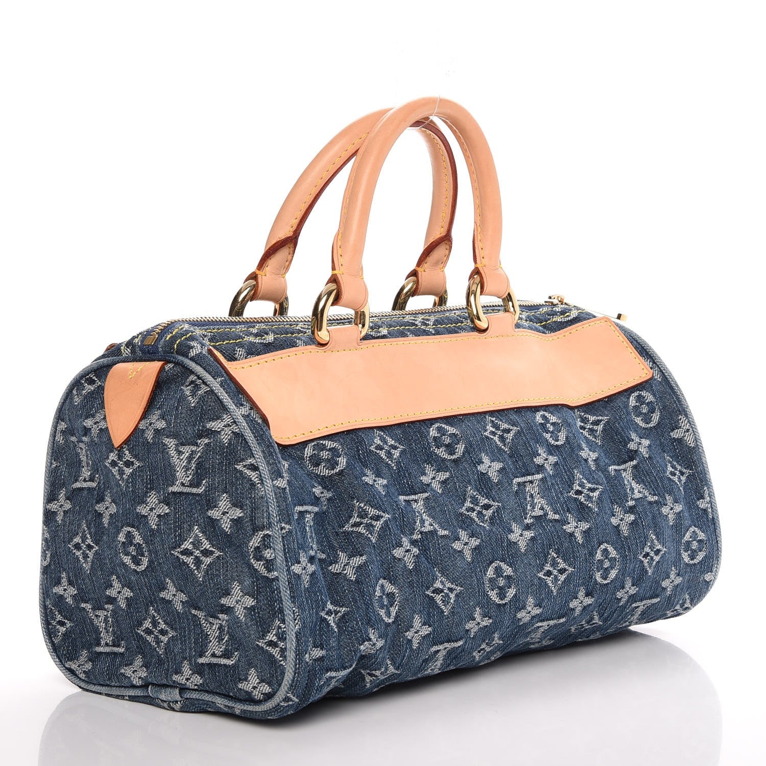 Louis Vuitton Monogram Denim Neo Speedy Blue 3 of 7
