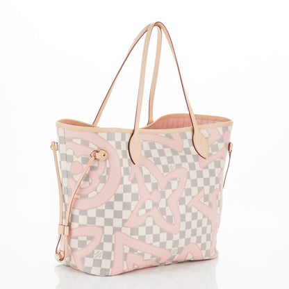 Louis Vuitton Damier Azur Tahitienne Neverfull MM 3 of 7