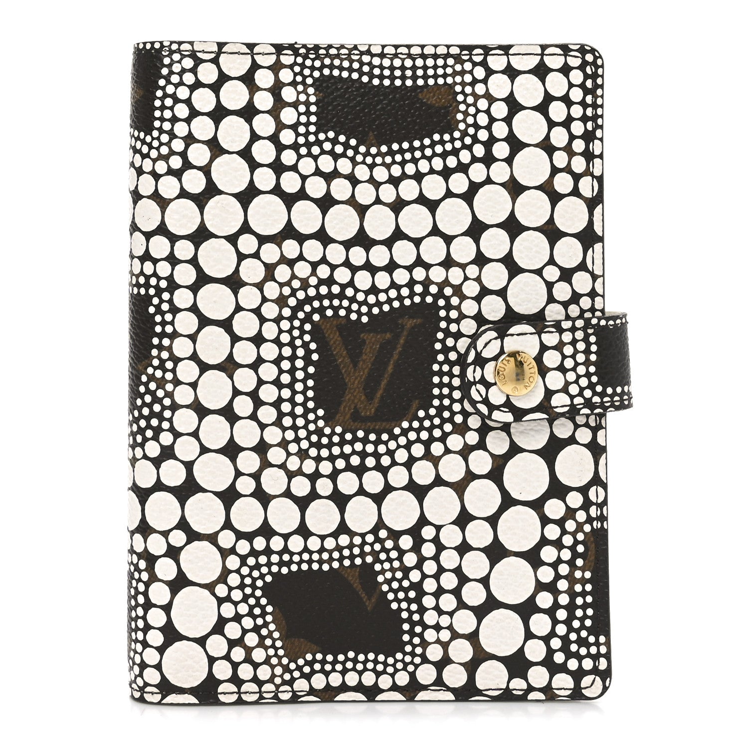 Louis Vuitton Monogram Kusama Town Small Ring Agenda White 1 of 6