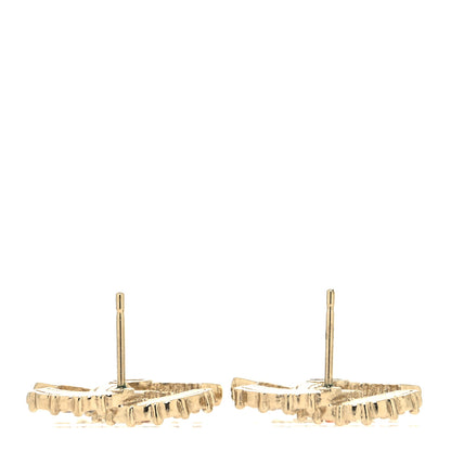 Chanel Crystal Over The Rainbow CC Earrings Gold Multicolor 3 of 4