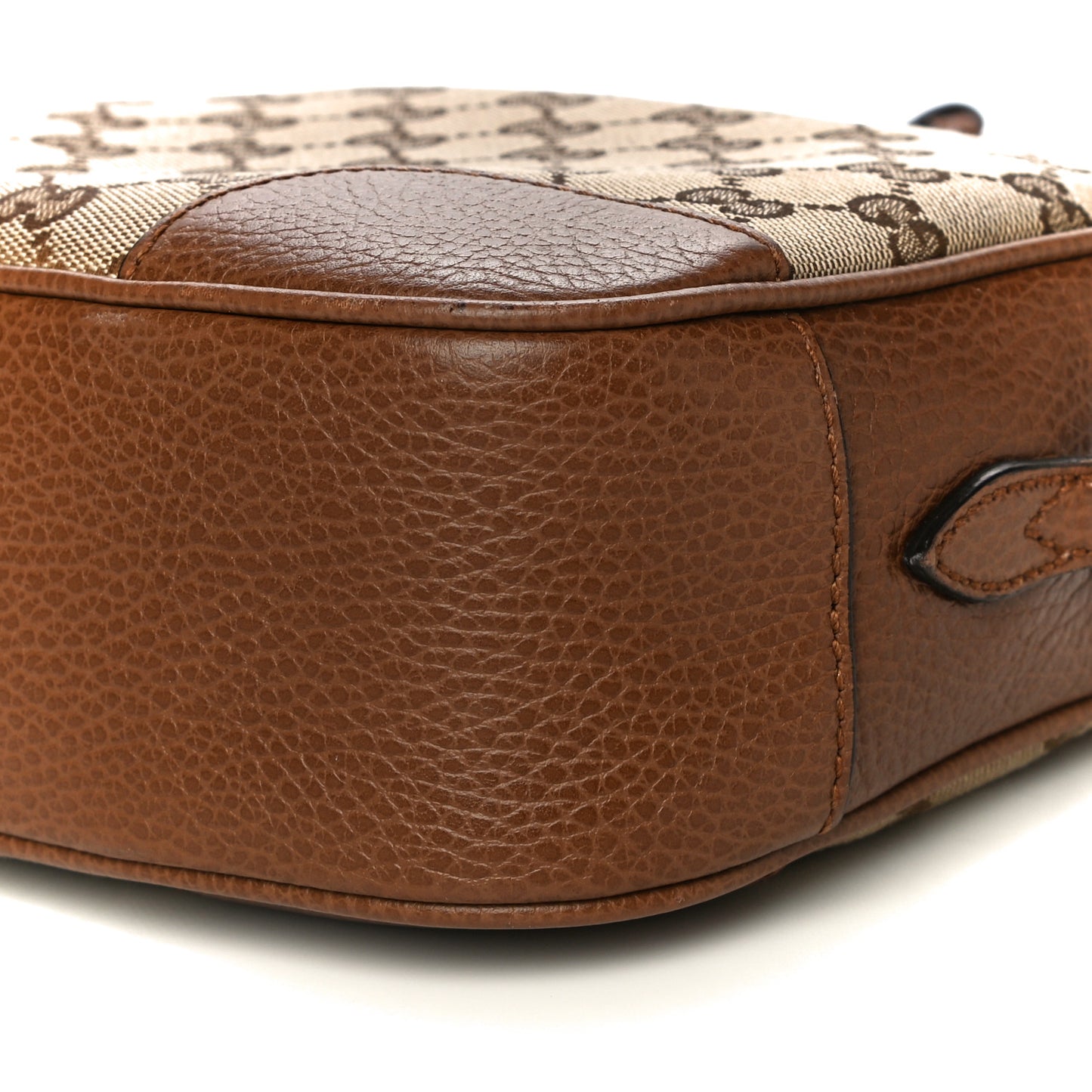 Monogram Mini Bree Messenger Bag Beige Tabacco