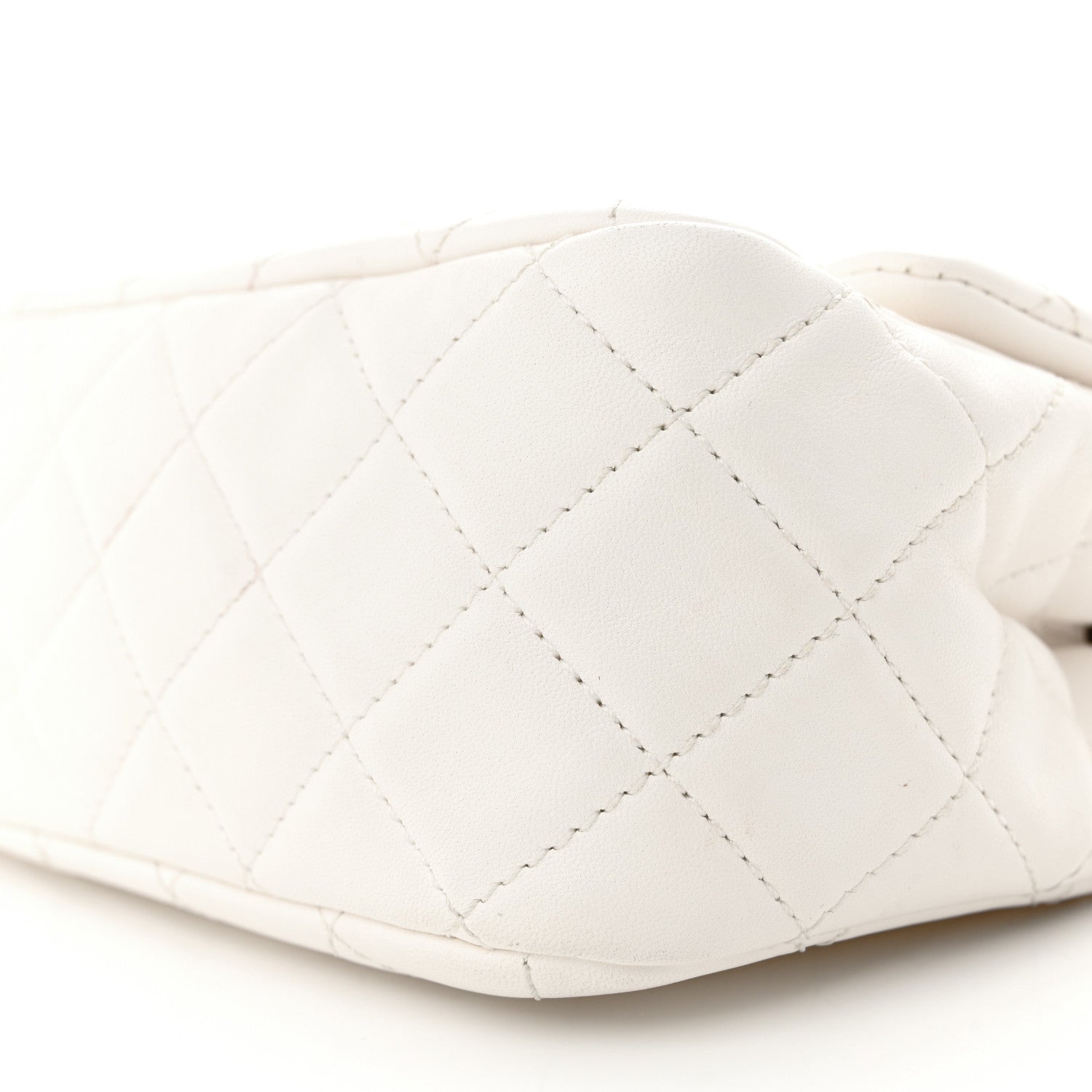 Chanel Lambskin Quilted Mini Pearl Crush Flap White 10 of 13