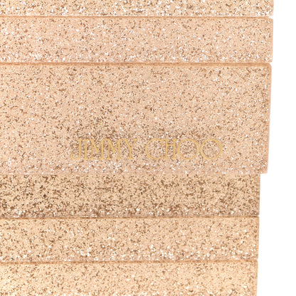 Jimmy Choo Acrylic Glitter Sweetie Clutch Gold 7 of 11