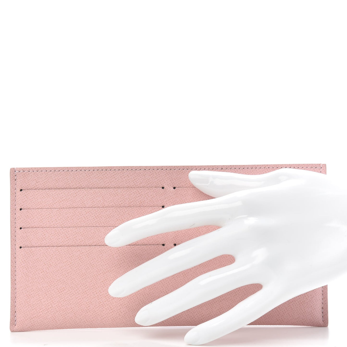 Calfskin Felicie Card Holder Insert Rose Ballerine