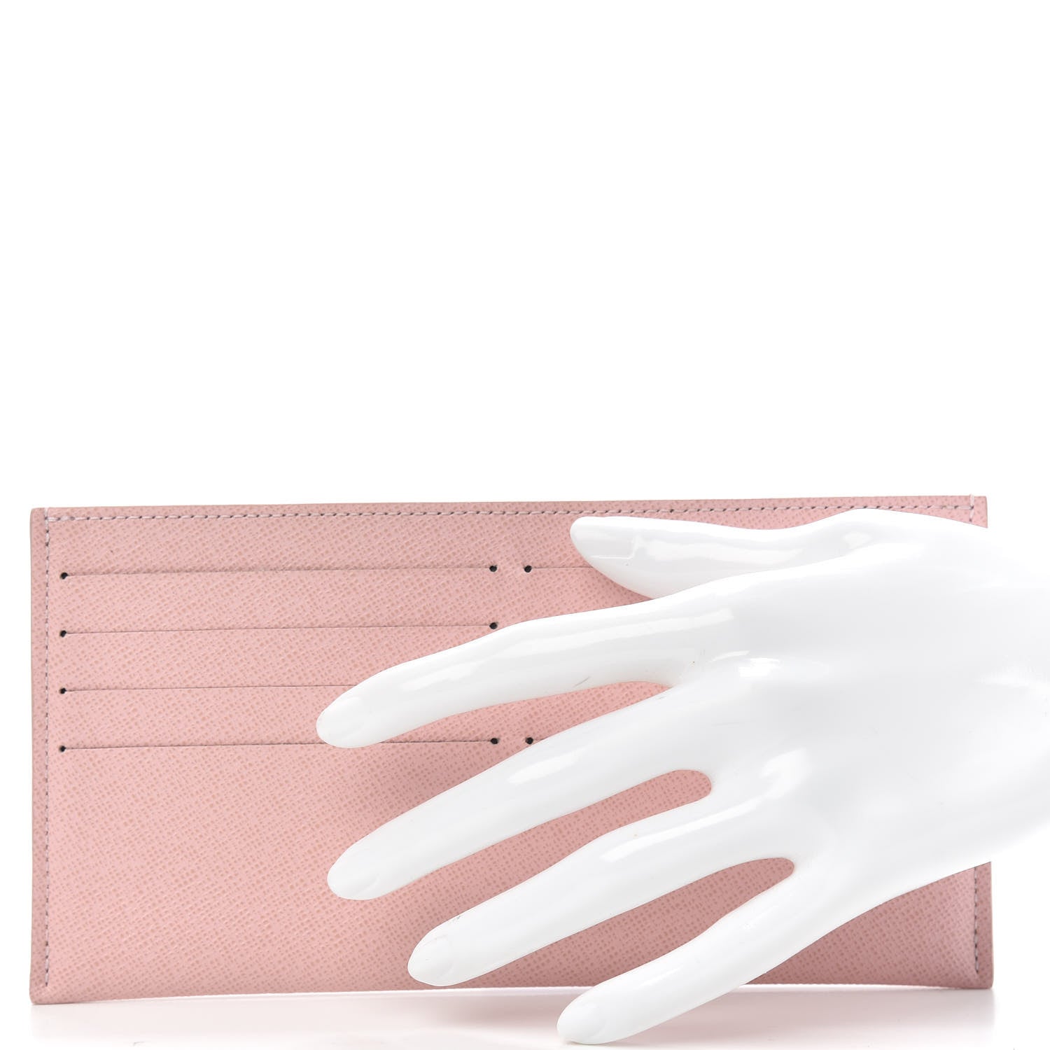 Louis Vuitton Calfskin Felicie Card Holder Insert Rose Ballerine 2 of 7