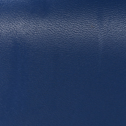 Chanel Lambskin Quilted Medium Double Flap Blue 29 of 37