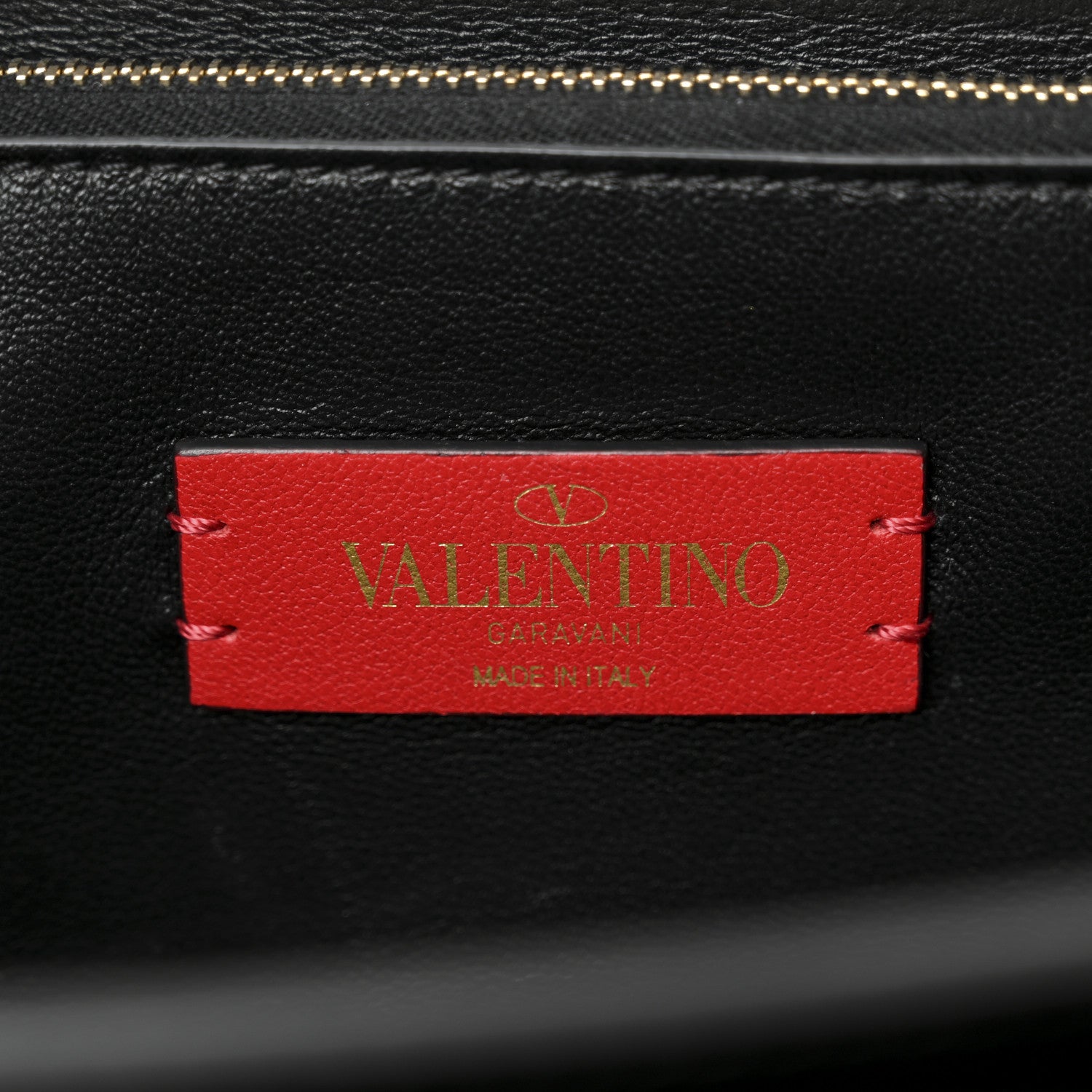 Valentino Garavani Vitello Rockstud Top Handle Shoulder Bag Black 6 of 9